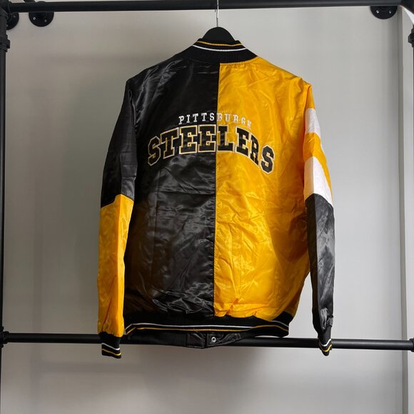Men's Starter Pittsburgh Steelers Jacket L - Picture 2 of 2